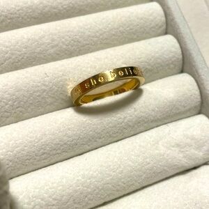 MantraBand Ring- She believed she could do she did.